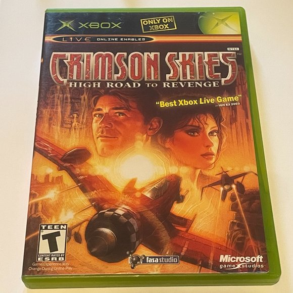 Microsoft Other - Crimson Skies High Road to Revenge Xbox Complete in Box